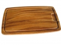 Deska do krojenia z drewna akacjowego 25x45x1.5cm
